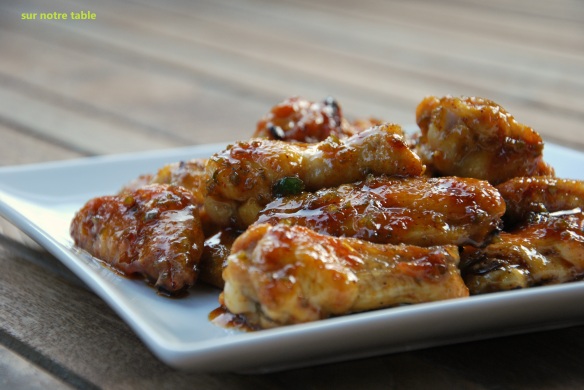 spicy sweet sticky wings